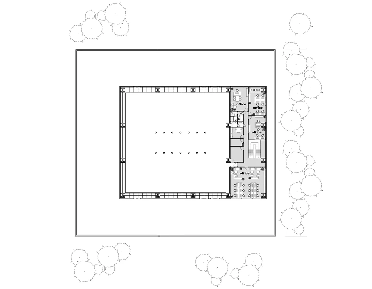 kdhc pôdorys - poschodie